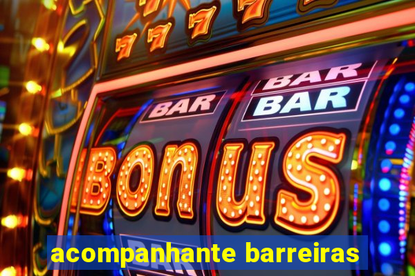 acompanhante barreiras